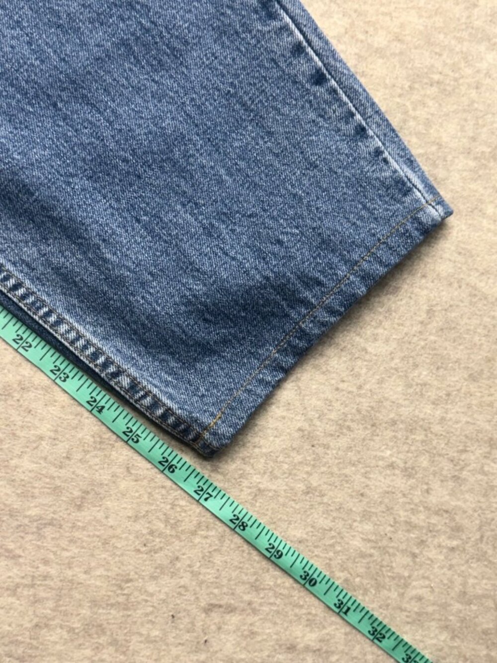 Vintage 90's Levi's 550 Relaxed Fit Tapered Leg Women's Denim Jeans Size 18 - Picture 10 of 10